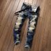 Loom Jeans Wholesale For Men, Vintage Washed Ripped Jeans, Non-Stretch, European And American Style, Versatile, Cross-Border_mkmklike.com