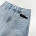 High-Waisted Slim Straight Cropped Jeans For Women - Stretch Light Blue Denim Pants, Casual & Streetwear Essential_mkmklike.com