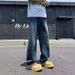 Men's Clothing Men's Curved Jeans High Street Trendy Loose Fitting Straight Leg Wide Leg Casual Pants For Spring And Autumn_mkmklike.com