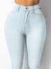 K Women's Jeans; High-waisted, Slim-fit Pencil Trousers._mkmklike.com