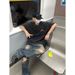 Nordmann American High Street Ripped Jeans Men Straight Loose Fit Long Spring Autumn Versatile Cool Trendy Brand Casual Pants_mkmklike.com