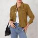Women's Denim Jacket – Vintage Washed, Relaxed Fit, Lightweight & Stylish For Everyday Wear_mkmklike.com