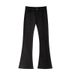 Retro High-Waisted Flared Jeans Slimming Summer Loose Casual Wide Leg Trousers with Drape And Stretch Blue mid Waist Long Pants_mkmklike.com