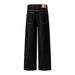 Loose Wide-Leg Jeans For Men Cleanfit American High Street Detachable Pocket Design Casual Straight Pants_mkmklike.com