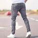 Men's Stretchy Slim Fit Casual Jeans American Style Distressed Skinny Trendy And Popular Comfortable Denim_mkmklike.com