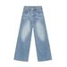 Men's Clothing Loose Straight Jeans Men's Personalized Cat Whisker Design High End Trendy Pants_mkmklike.com