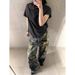 Ac Style Illusion Erosion Ripped Baggy Jeans 3D Digital Direct Injection Hand-painted Graffiti Wide-leg Pants Environmentally Friendly Fabric_mkmklike.com