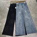 Women's Slimming Stretchy Denim Jeans American Style Floral Rhinestones Wide Leg Straight Leg Fashionable New Spring Design_mkmklike.com