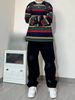 Men's Streetwear Drawstring Jeans – Relaxed Fit Hip-Hop Trousers With Urban Edge_mkmklike.com