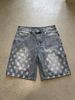 Men's European Streetwear "US" Patchwork Denim Shorts - Hip Hop AAA Distressed Jeans Shorts For Spring & Summer_mkmklike.com