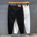 Men's Jeans Spring Summer Thin Slim Fit Elastic Cotton Soft Straight Denim Ankle Length Pants Korean Youth Fashion Trousers_mkmklike.com