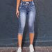 New Women's Slim Fit Jeans Versatile Rolled Elastic Waistband 2026 Hot Selling Item for Europe And America 2365 Archer0603_mkmklike.com