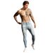 Black Stretch Slimming Jeans For Men - Ins Viral Skinny Ankle Denim With Slim Fit_mkmklike.com