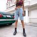 Women's Clothing High Waist Slim Loose Chain Straight Jeans Horse_mkmklike.com