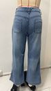 Women's Loose Fit Wide Leg Jeans - Comfortable Cotton Denim Pants With Distressed Details, Classic Blue, Sizes S-XXL_mkmklike.com