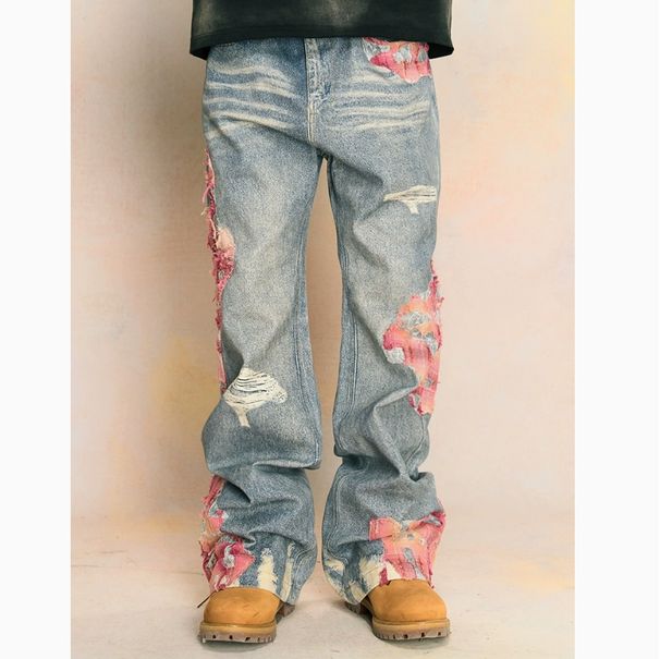 Man's ClothingMen's European And American Trendy Ins Net Red Jeans_mkmklike.com