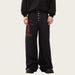 Men's Raw Denim Jeans – Embroidered Lettering & Button Fly – Relaxed Wide-Leg Straight Fit (S-3XL)_mkmklike.com