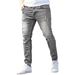 Slim Fit Trendy Skinny Jeans For Men Versatile Tight Pants_mkmklike.com