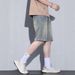Star Pattern Denim Shorts Men's 2026 New American Retro Medium Pants Summer Thin Loose Straight Five-point Pants_mkmklike.com