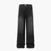 Men's Clothing Simple Washed Old Basic Straight Jeans Retro Loose Casual Wide Leg Long_mkmklike.com