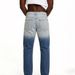 Men's Vintage Washed Light Blue Distressed Denim Jeans - Relaxed Fit Straight Leg High Street Casual Pants For Men_mkmklike.com