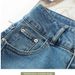 Light Blue High-Waisted Slim Fit Flared Jeans For Women Casual Style Horseshoe Pants Spring Autumn New Hot Trend_mkmklike.com