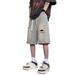 Ripped Denim Shorts Men's Summer Thin American Retro High Street Straight Five-point Pants Casual Versatile Medium Pants Tide_mkmklike.com