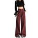 Maillard Style Fleece-Lined Straight Leg Jeans For Women – High Waist Loose Fit Winter Pants (S-2xl, Cotton Blend)_mkmklike.com