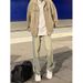 Nordmann Huang Niruan Vintage Jeans For Men American High Street Ins Trend Straight Wide Leg Zipper Vibe Design Long Pants_mkmklike.com