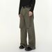 Men's Clothing Cleanfit Vintage Distressed Jeans – 98% Cotton, Relaxed Straight-Leg Fit, Artful Rips & Washed Green, Oversized Silhouette_mkmklike.com