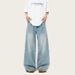 Vintage Washed Light Blue Denim Jeans – Relaxed Straight-Leg High Street Pants For Men (S-XXXL, Distressed Finish, Unisex Streetwear Staple)_mkmklike.com