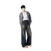 Trendy Autumn Tie Dye Washed Gradient Jeans For Men, Regular Teenagers, Daily Zipper, Mid Waist_mkmklike.com