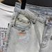 Spring Collection Light Korean Style Slim Fit Cropped Jeans For Short Men Trendy Printed 9/10 Denim Jeans Mid Waist Wide Leg Pants_mkmklike.com