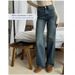 Women's Clothing Women's Wide Leg Jeans - High Waist Relaxed Fit Stretch Denim Pants For Casual & Office Wear (Cement Grey, Sizes 25-32)_mkmklike.com
