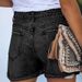 Fashionable new style worn-out jeans shorts for ladies_mkmklike.com