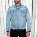 Loom Cross-Border Spring Autumn New Men's Street Style Denim Jacket Solid Color Cotton Coat European And American Plus Size_mkmklike.com