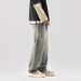 Nordmann Japanese Style Straight-Leg Jeans For Men Autumn Winter New Loose Slimming Trendy Vintage Men's Wide-Leg_mkmklike.com
