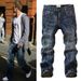 Men's Clothing American Retro Style Jeans Casual Pants Vintage American Style Men's Jeans - Classic Straight Leg Denim Pants For Casual & Streetwear_mkmklike.com