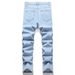2025 New Personalized Loose Fit Denim Casual Trend Korean Version Men's Jeans_mkmklike.com