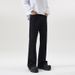 LKTM High Street Black Curved Flare Jeans Men's Wear Archer0603 Trendy Floor Length Pants for Men And Women_mkmklike.com
