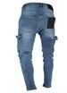Casual fashion all match men's skinny jeans men's small foot trousers_mkmklike.com