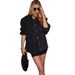 Women's Clothing Washed Denim Jacket Women's Casual Loose Long Sleeve Jacket Tops_mkmklike.com
