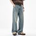 LKTM Men's Wear # American Straight Tube Piercing Jeans For Men New Trendy Brand High Grade Loose Casual Pants A92_mkmklike.com