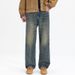 New Cleanfit Jeans Men's Loose Straight Versatile American Retro Double Craft Washed Trendy Brand Large Size Mi Ke K11 Denim Shili Coco Zhi Clothes_mkmklike.com