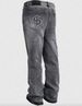 Men's Heavyweight Washed Denim Jeans - 100% Cotton Dollar Embroidery & Splatter Paint Slim Flare Jeans AAA_mkmklike.com