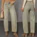 Women's Clothing Straight Leg Jeans - Classic Washed Denim Pants For Casual & Office Wear, Mid-Rise Comfort Fit, Stretch Cotton Blend (Khaki, S-2XL)_mkmklike.com