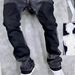 Men's Clothing High Street Vibe Pants Men's Niche Design Slim Black Jeans_mkmklike.com