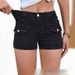 Women's Clothing Summer New Stretch Denim Shorts Effortless Summer Style, Ultimate Comfort Multi Pocket American Style_mkmklike.com