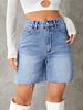 Women's High Waist Denim Shorts - Trendy Casual Stretch Jean Shorts With Comfortable Fit Denim Hot Pants For Women_mkmklike.com