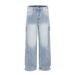 American Washed Loose Straight Leg Work Pants For Men With A Niche Design And Multi Pocket Jeans_mkmklike.com